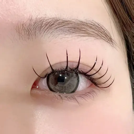 LEDフラットラッシュ120本🤎(コーティング付き)