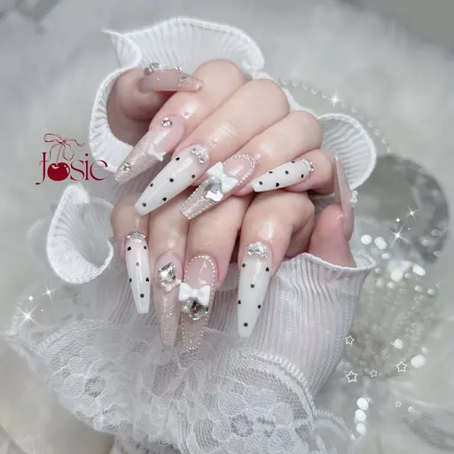 【長さだし10本】持ち込みデザインOK💎韓国ワンホン✨🍒