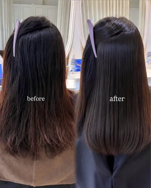 【巻ける縮毛☆*。】sins髪質改善ストレート ➕ 調節カット(ロング料金なし)
