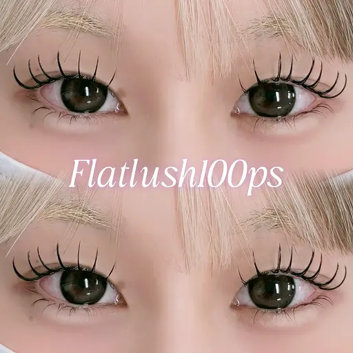 ❤︎6月限定❤︎フラットラッシュ100本🦋【束感仕上げ✨️】マツエク/まつエク/まつげエクステ/浦和