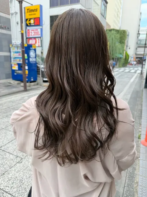 透明感ワンカラー🤎赤みを抑えたい方におすすめ🍀(ロング料金あり)