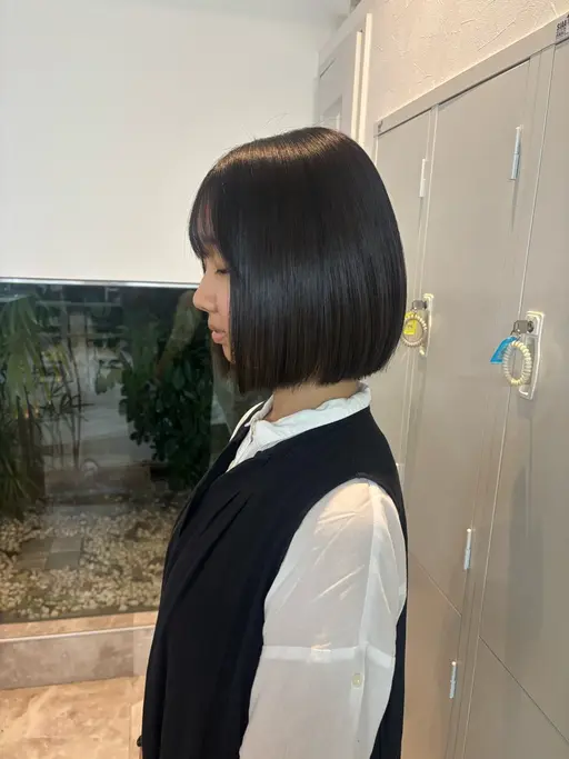 カット×前髪ストレート×トリートメント