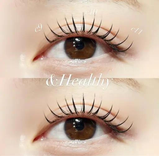 ❄️&Healthy(アンドヘルシー)フラット100本or120本+まつげパーマ
