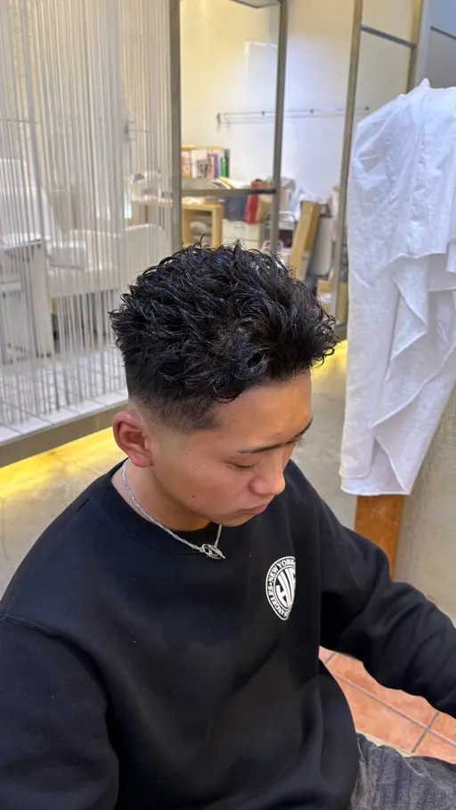 フェード×パーマで一気に垢抜け🔥短髪〜ナチュラルまで対応◎