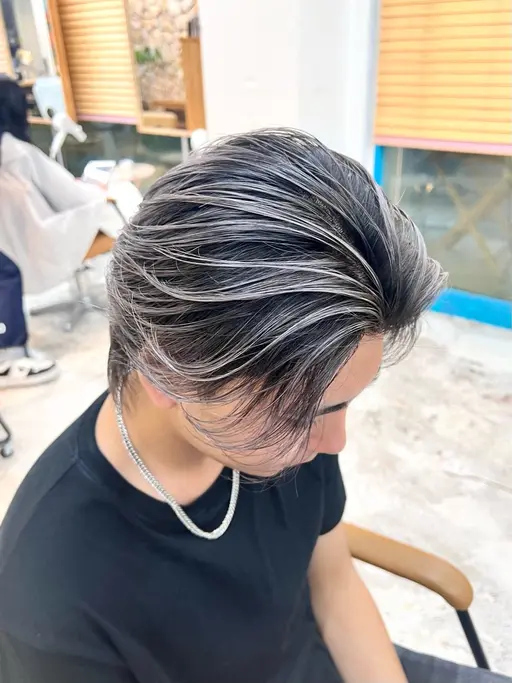 メンズバレイヤージュ×カット&ケアブリーチ