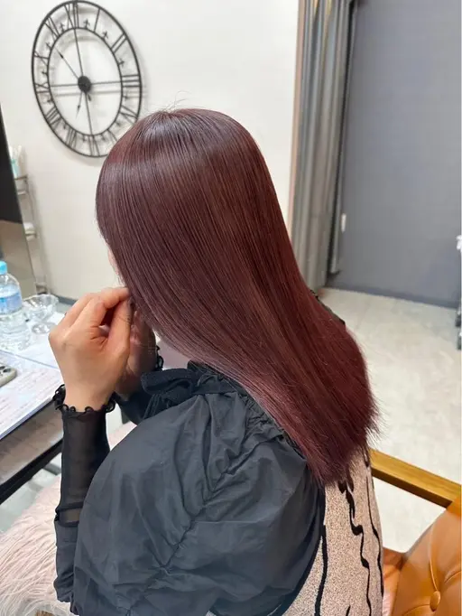8/14来店限定🎀透明感カラー➕超音波トリートメント