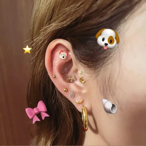 💎今話題の耳ツボjewelry💎つけ放題✨❤️🔥