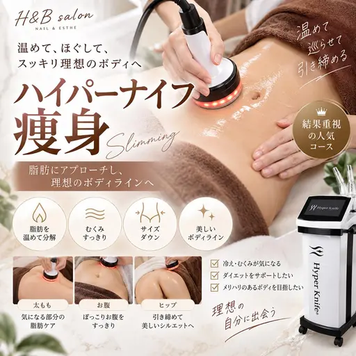 店長オススメ★『痩身』最新ハイパー(上or下半身)美背/美脚集中60分¥6980 ➡️2980