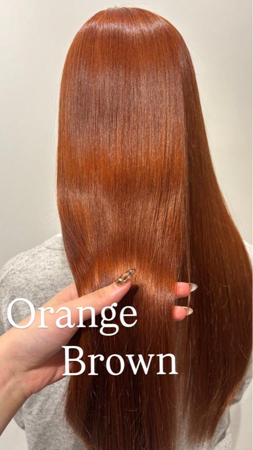 Orange color🍊（U30）ブリーチ込み