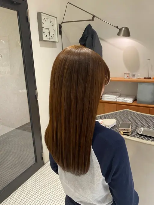 【サマーセール8月限定】全体酸性縮毛矯正+プレミアムTR