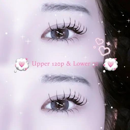 10月限定CP🎀【ぱっちりデカ目👀💕】上下エクステ付け放題×LED✨垢抜けeye♡コーティング仕上げ🌟