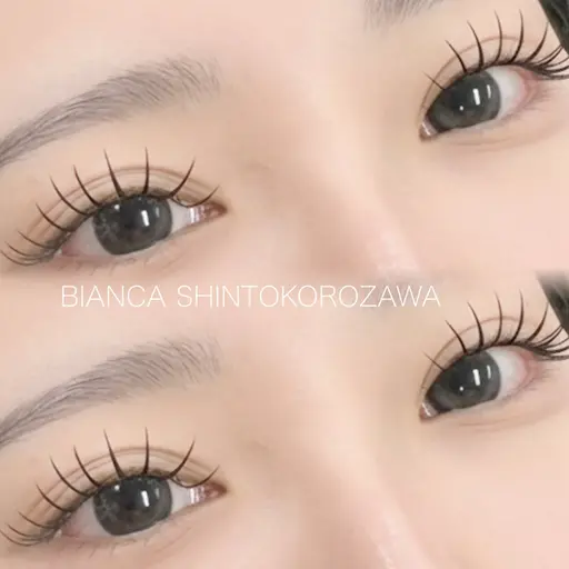 フラットラッシュ 100本🤎𓈒𓏸 ブラウン変更OK ［マツエク/まつげエクステ/ワンホン/束感/新所沢/狭山］