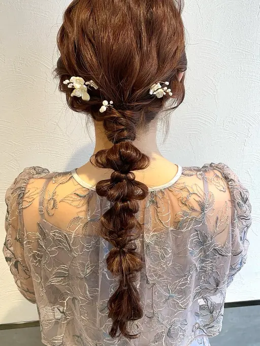 【何回でもok🍎】ヘアアレンジ・ハーフアップ・まとめ髪・編みおろしetc【結婚式/おでかけ/推し活など】