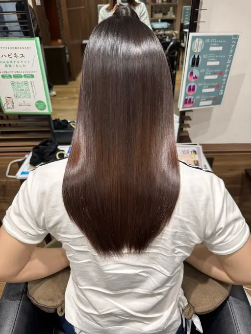 🌟初めての人限定🌟🩵カット+ストレート🩵(3cm以上カットさせていただける方のみ)