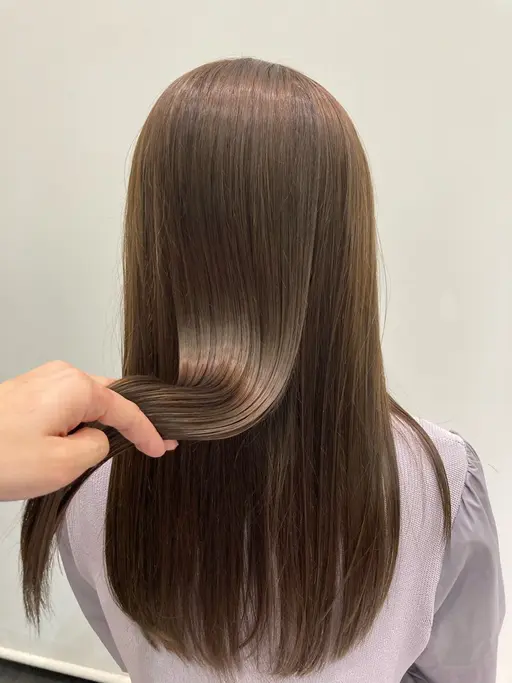 ストレートパーマ+シャンプー+トリートメント+ブロー
