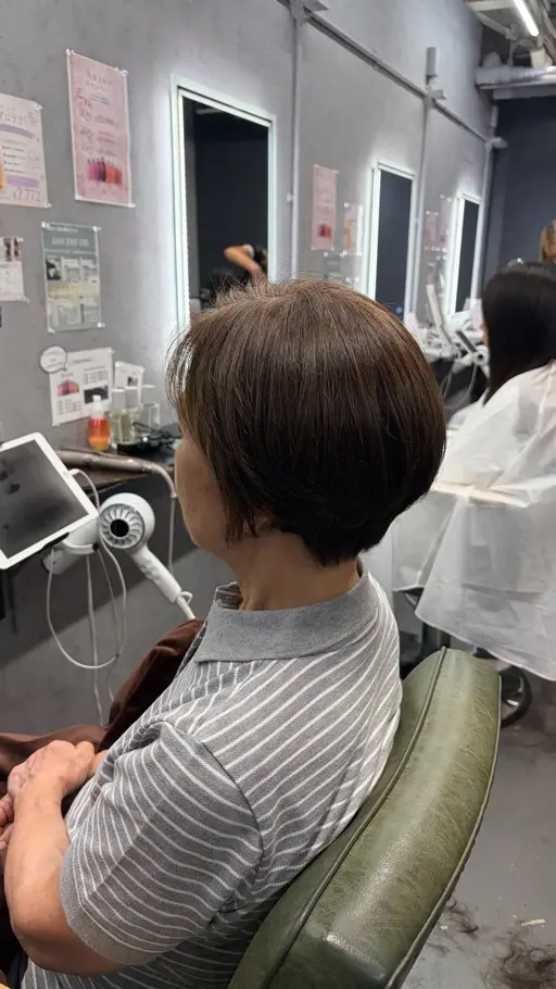 8月20日 草津店での施術になります! ショートカット✂️➕ トリートメント付き🌙