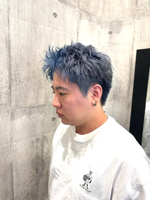 スパイキーショート✖︎骨格補正パーマ