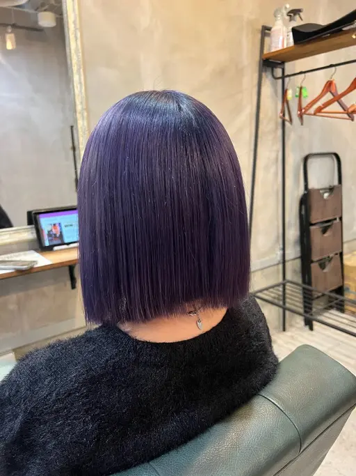 ブリーチ➕カラーモデル💎 透明感のある寒色カラーが好きな方におすすめ🎀
