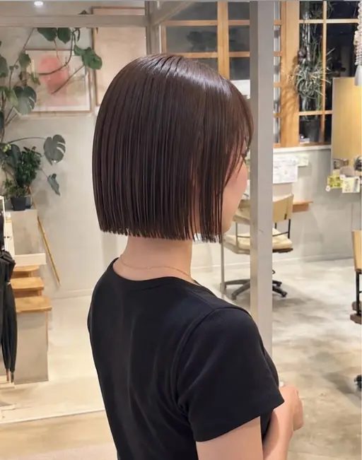 【艶感、透明感🟢】カット+ワンカラー+4stepトリートメント