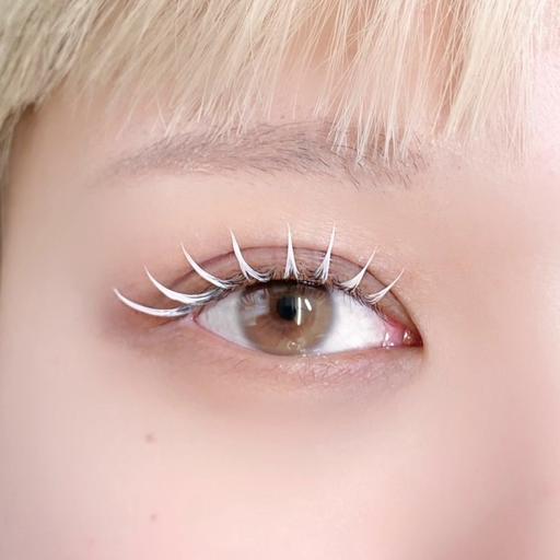 【ホワイト🤍カラーエクステ🐻‍❄️無料モデル募集🎀✨️】次世代バインドロック、オフあり◎※100~200本まで