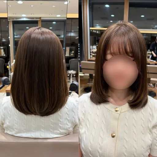 10/10(土)19:30〜🍂ブローモデルさん募集🍂✨【ボブ〜ロング限定】10分スパ+自社開発保湿TR🫧