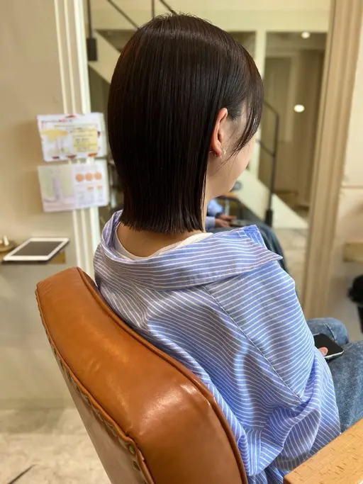 縮毛矯正＋2ステップのトリートメント