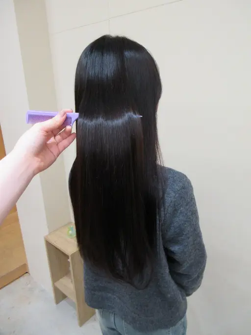 🛁髪質改善オイルストレート(縮毛矯正)＋カット＋スパシャンプー🪼
