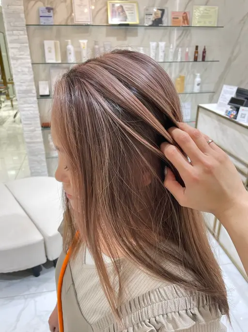 6月限定❗️デザインダブルカラー💜トリートメント付き🫧