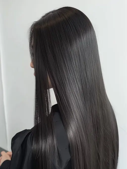 美髪ストレート+カット+トリートメント+ナノスチーム