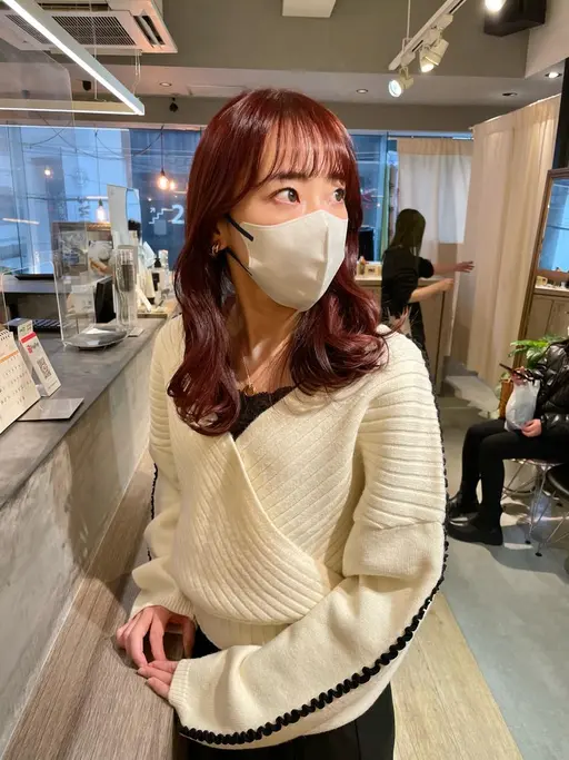 本日限定クーポン✨️🩷うる艶暖色カラー🩷➕トリートメント付【すぐ予約OK🙆♀️】