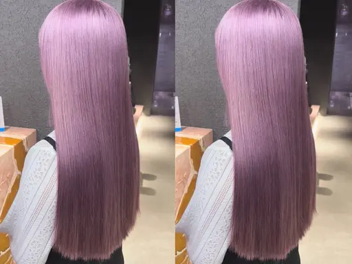 🎀✨ ブリーチ1回+透明感カラー ¥8,000通常 ¥14,500 → ミニモ限定 ¥8,000