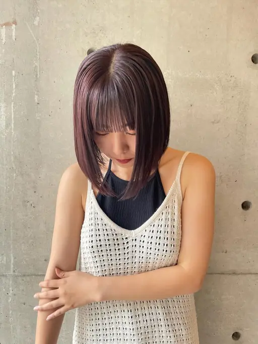 【お得🧚】透明感カラー+前髪cut +トリートメント🧴