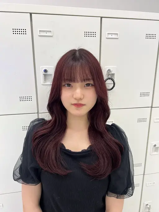 ブリーチなしWカラー💕+髪質改善トリートメント🫧+コテ巻き仕上げ🌈