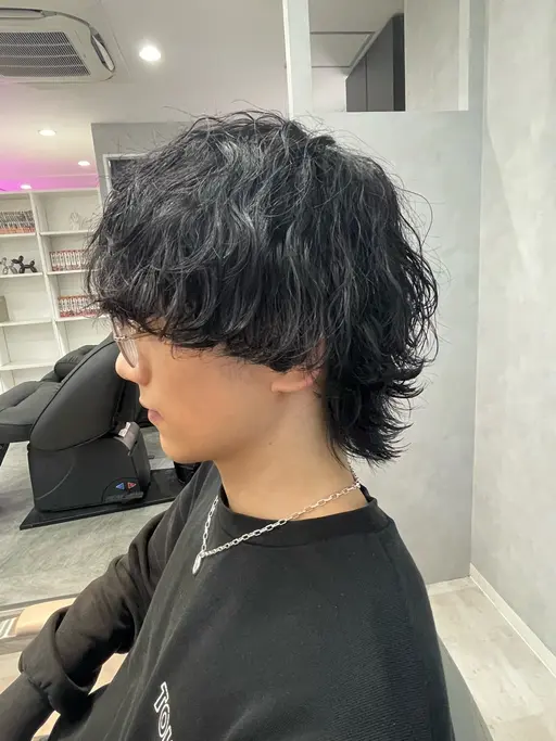 ☘️【到来のパーマに飽きた方】メンズカット+シャドウパーマ☘️