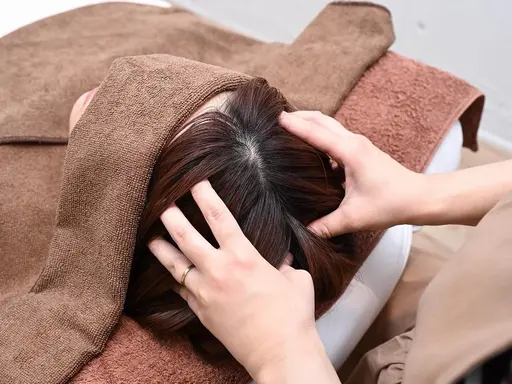眉毛ワックス&ドライヘッドスパコース