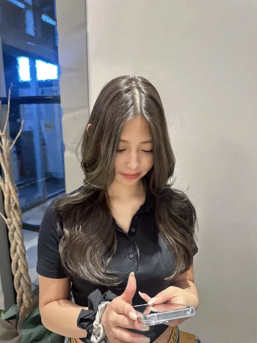 【人気No. 1】韓国っぽくびれカット🇰🇷+うる艶カラー🌙+クイックトリートメント