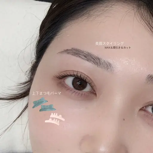 《3点セット》上下まつ毛パーマ&美眉スタイリング✨