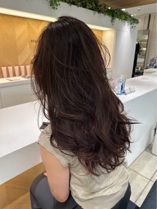 ‪⸜♡⸝‍‬うる艶乾かすだけでまとまる‪⸜♡⸝‍‬コテ巻き風デジタルパーマ🎀