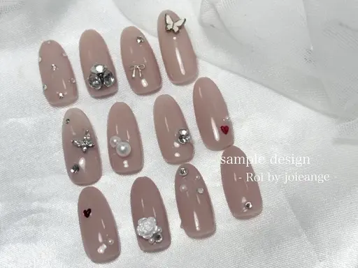 ✨️【6月6日限定クーポン】✨️★ラメ&ちゅるんカラー+選べるポイントアート🎀オフ込み