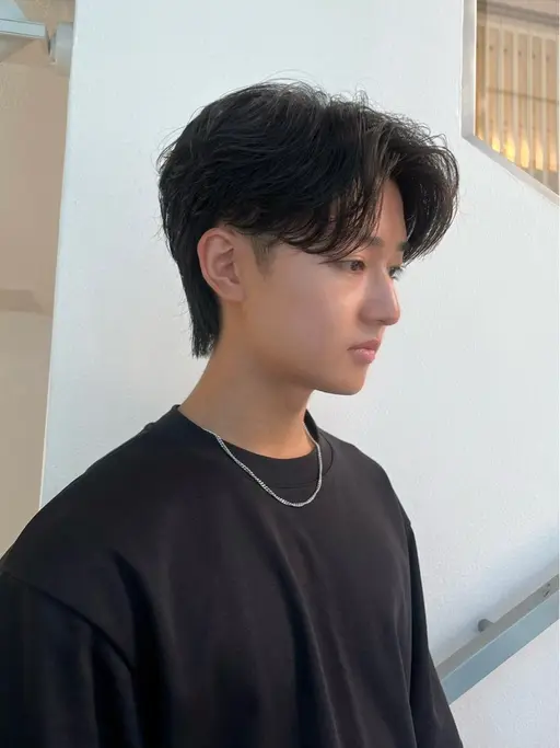 メンズセンターパート+眉カット🌍🌍🌍