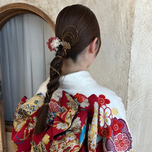 振袖着付け¥10,000👘 成人式・前撮り・お出かけOK🌸