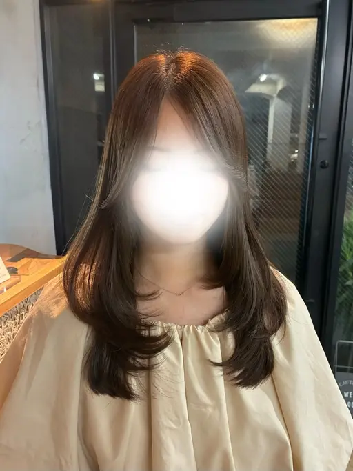 【人気No.1💞】韓国風レイヤーカット♡シャンプーブロー込み🧴🧼