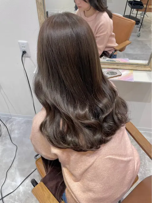 人気No.1☆ 透明感カラー＋Aujua1step トリートメント✨