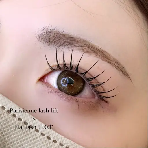 【10/15限定】フラットラッシュ80~100本+まつげパーマ🎀(詳細必ず確認をお願いいたします)