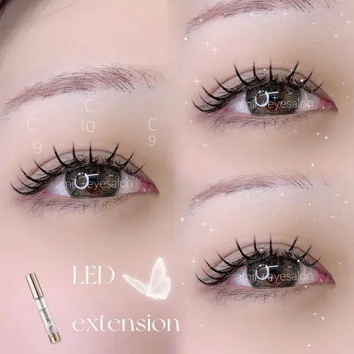 大人気クーポン🕊️【オフ込】LED100本+束感コーティング仕上げ付(話題のLカールに変更可能🌟)