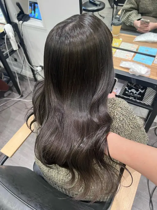 👑人気No.1👑理想のうる艶髪✨カット＋オーガニックカラー《ヘアパックプレゼント🎁💖》