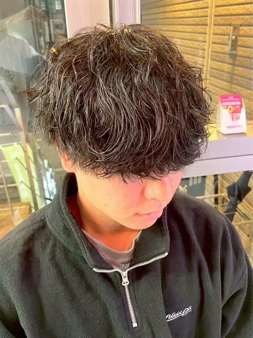 【☀️当日メンズ限定☀️】パーマ+men'sカット(ツイスパ/シャドウ/フェザー/ニュアンス)