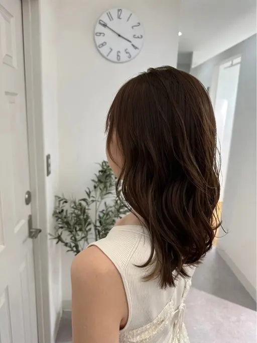 ヘアカラー+トリートメント🩵