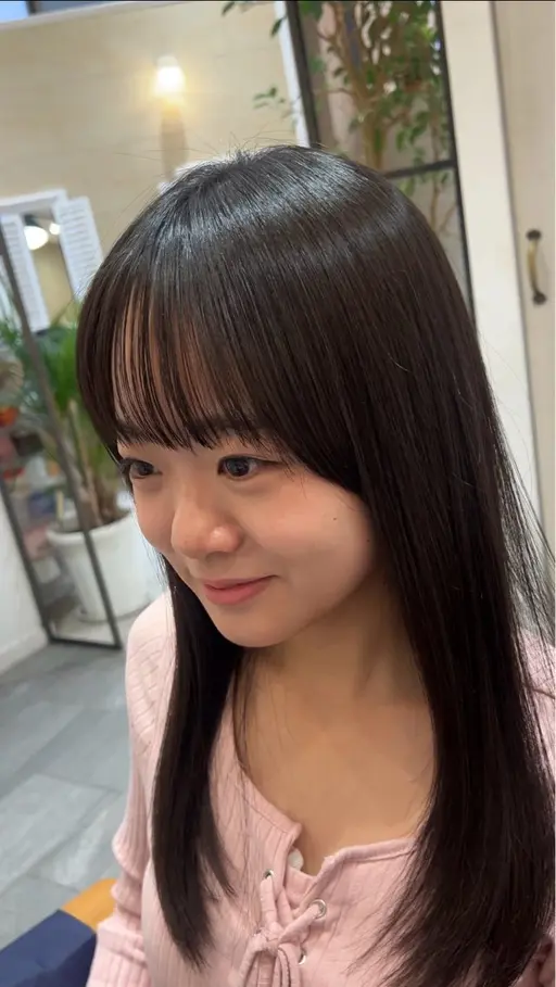 【前髪ストレート+前髪カット✨】