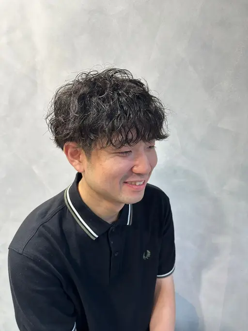 メンズカットパーマ